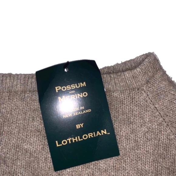 Lothlorian NZ Merino Wool Possum Poncho Sweater - Picture 3 of 11